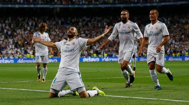 Florentino Perez mengaku puas dengan kinerja Karim Benzema.