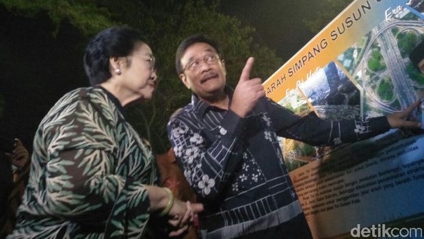 Megawati dan Djarot Dalam Peresmian Simpang Susun Semanggi