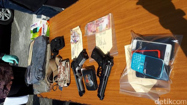 Barang bukti yang diamankan/