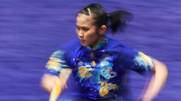 Felda Elvira Santo meraih medali emas di SEA Games 2017.