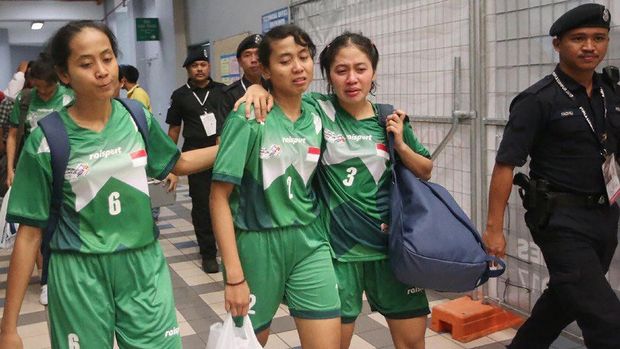 Tim Takraw Putri Indonesia memilih melakukan walkout di SEA Games 2017.