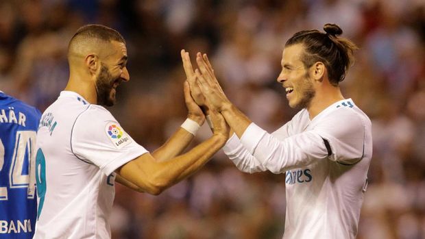 Zinedine Zidane berharap Gareth Bale (kanan) segera pulih total dan memperkuat lini depan. (