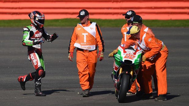 Sam Lowes gagal menyelesaikan balapan GP San Marino.