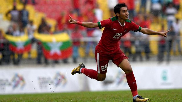 Septian David tampil apik bersama Timnas Indonesia U-23 pada SEA Games 2017.