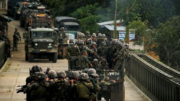 Pertempuran di Marawi sudah berlangsung sejak Mei.