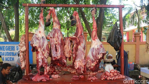 Harga daging sapi di Aceh melonjak jadi Rp 150.000/kg