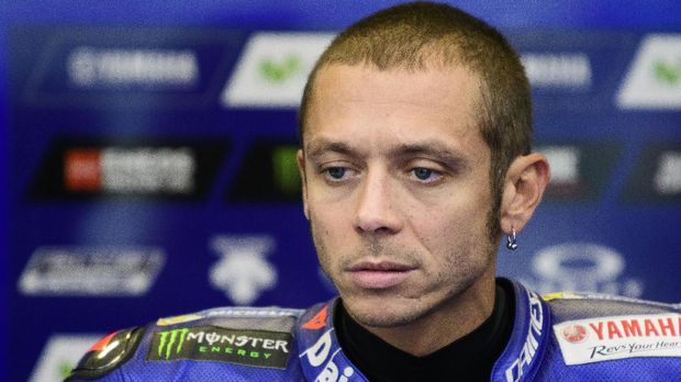 Valentino Rossi absen di GP San Marino karena cedera kaki kanan.