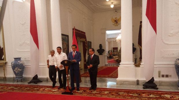 Presiden Jokowi jumpa pers soal krisis Rohingya