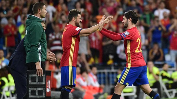 David Villa sempat mendapat panggilan memperkuat timnas Spanyol pada 2017.