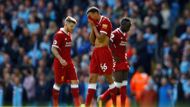 Trent Alexander Arnold masih mudah dilewati pemain seperti Kevin de Bruyne. (