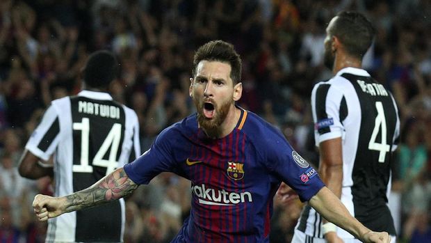 Lionel Messi sudah mencetak 97 gol di Liga Champions dan tiga gol di Piala Super Eropa. (