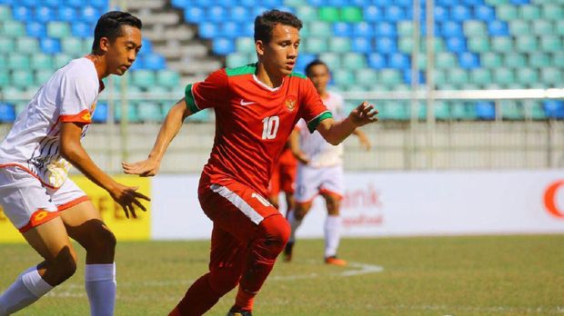 Egy Maulana Vikri menghancurkan Brunei Darussalam U-19 5-0. (