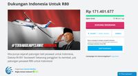 Netizen Antusias Patungan Pesawat untuk Indonesia 