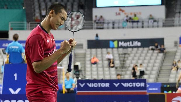 Jonatan Christie akan bertemu dengan Ng Ka Long Angus di babak kedua China Open 2017.
