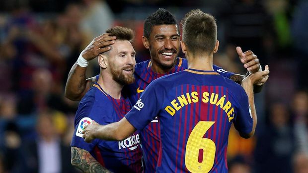 Paulinho sangat berterima kasih kepada Lionel Messi karena banyak membantunya beradaptasi di Barcelona. (