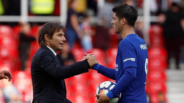 Alvaro Morata menjadi bintang baru di Chelsea.