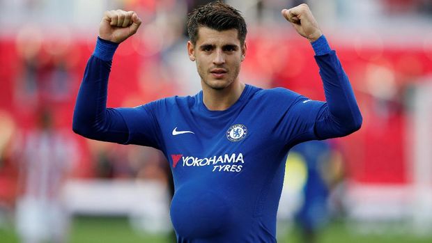 Alvaro Morata jadi pemain paling tajam di Chelsea musim ini.