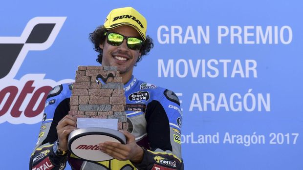 Franco Morbidelli sudah mengantongi delapan kemenangan di Moto2 2017.