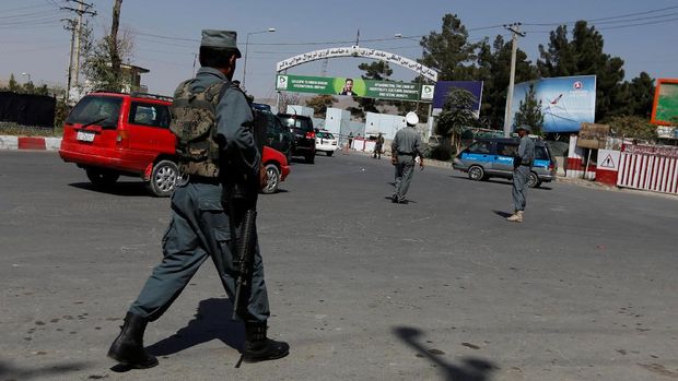Situasi dekat Bandara Kabul usai serangan roket