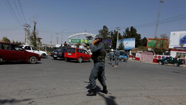 Situasi dekat Bandara Kabul usai serangan roket