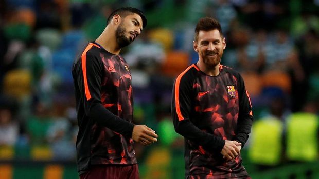 Luis Suarez dan Lionel Messi menjadi pencetak gol terbanyak di fase kualifikasi Piala Dunia zona CONMEBOL.