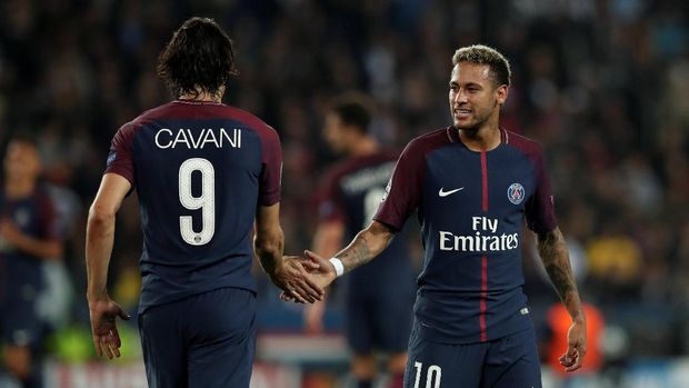 Meski sempat berselisih paham, namun Cavani-Neymar tetap padu di lapangan.