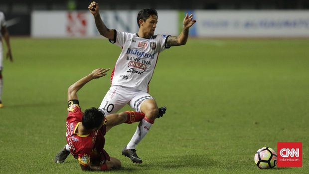 Bali United kini tertahan di peringkat ketiga klasemen sementara Liga 1.