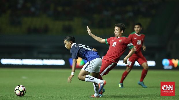 Timnas Indonesia U-19 kesulitan saat menghadapi Kamboja.