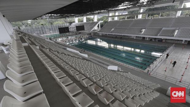 Stadion Renang di GBK diklaim sebagai venue terbaik di Asia dengan kapasitas 8.000 penonton.