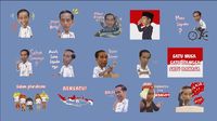 Presiden Jokowi Jadi Stiker Lucu di Line