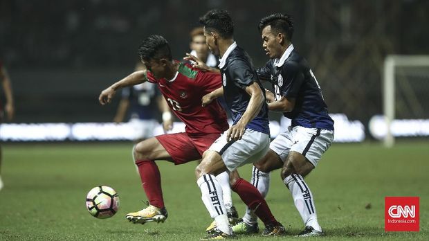Timnas Kamboja kalah 1-3 dari Timnas Indonesia pada laga di Bekasi.