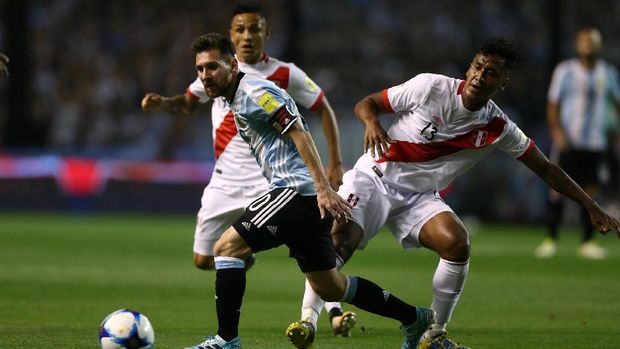 Lionel Messi gagal membawa timnas Argentina mengalahkan Peru.