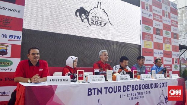 Tour de Borobudur 2017 bakal dibagi dalam tiga kategori. (
