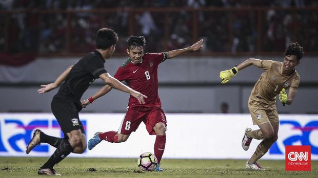 Timnas Indonesia kesulitan menghadapi Timor Leste. (