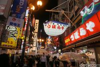 Wisata belanja di sekitar Dotonbori (Wahyu/detikTravel)