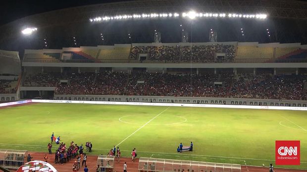 Stadion Wibawa Mukti menjadi opsi utama penyelenggaraan laga uji coba internasional Timnas Indonesia.