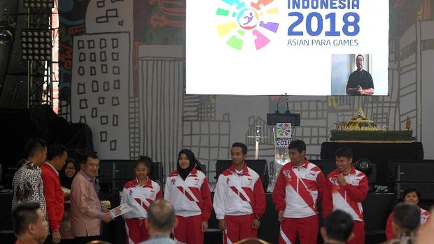 Pembagian bonus Asian Games dan Asian Paragames 2017. (