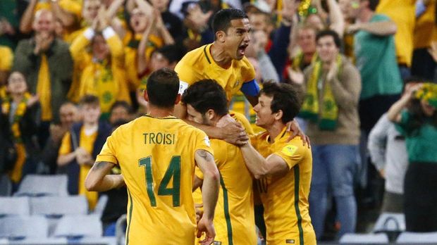 Timnas Australia menjadi wakil Asia yang berhak atas jatah 'play-off' setelah mengalahkan Suriah.