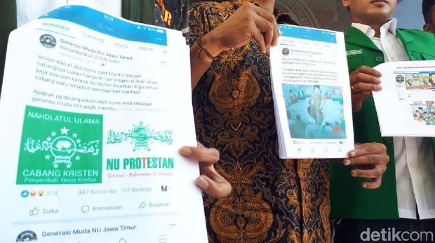 Kiai dan Lembaga NU Dihina di Medsos, Ansor Lapor ke Polda Jatim