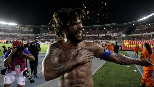 Roman Torres jadi pencetak gol kemenangan Panama atas Kosta Rika.