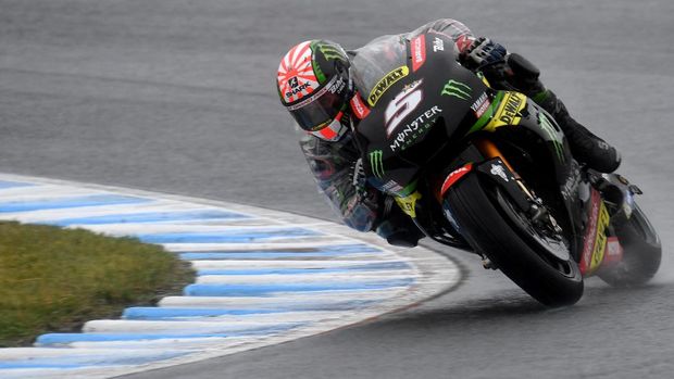 Johann Zarco sempat bersenggolan dengan Valentino Rossi di GP Australia.
