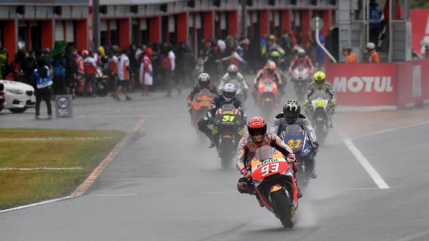 Marc Marquez berpeluang besar untuk memperlebar jarak dengan Andrea Dovizioso dan Maverick Vinales.