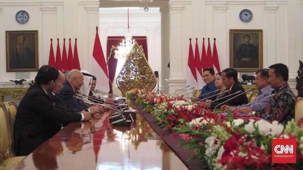 Presiden RI, Joko Widodo menggelar rapat koordinas penyelenggaraan Asian Games 2018. (