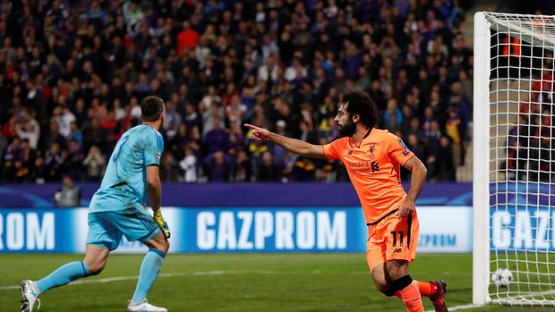 Liverpool menghancurkan Maribor pada duel pertama dengan skor 7-0.