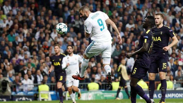 Real Madrid ditahan imbang 1-1 dari Tottenham Hotspur. (