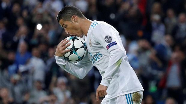 Cristiano Ronaldo sudah mengemas enam gol di Liga Champions. (