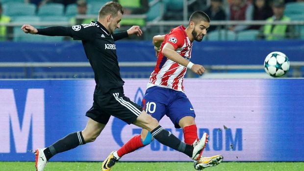 Qarabag FK kesulitan menghadapi 10 pemain Qarabag. (