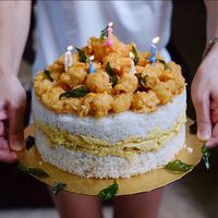 Bosan Kue Ulang Tahun Biasa Cobain Salted Egg Cake yang Bosan Kue Ulang Tahun Biasa Cobain Salted Egg Cake yang