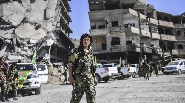Para Perempuan Pembebas Raqqa dari ISIS
