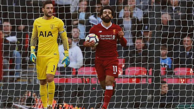 Gol Mohamed Salah tidak mampu menghindarkan Liverpool dari kekalahan ketika bertamu ke markas Tottenham Hotspur, Minggu (22/10).